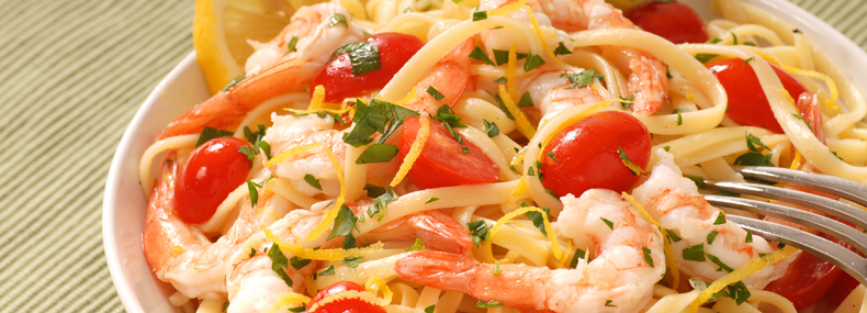 Greek shrimp scampi